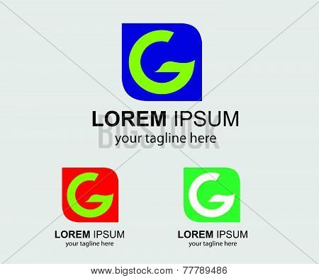 G logo template - Symbol letter G