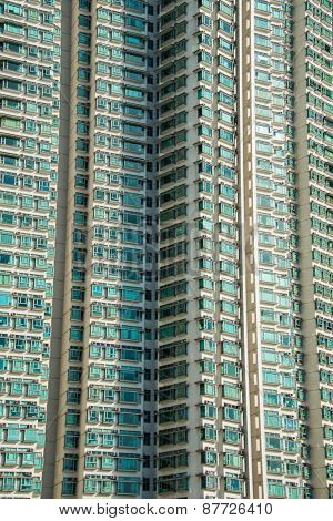 Hign density residential building in Hong Kong