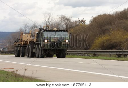 Dragoon Ride - US Army Convoy Drives Through Czech Republic