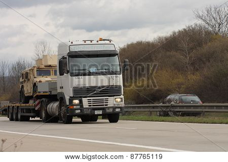 Dragoon Ride - US Army Convoy Drives Through Czech Republic