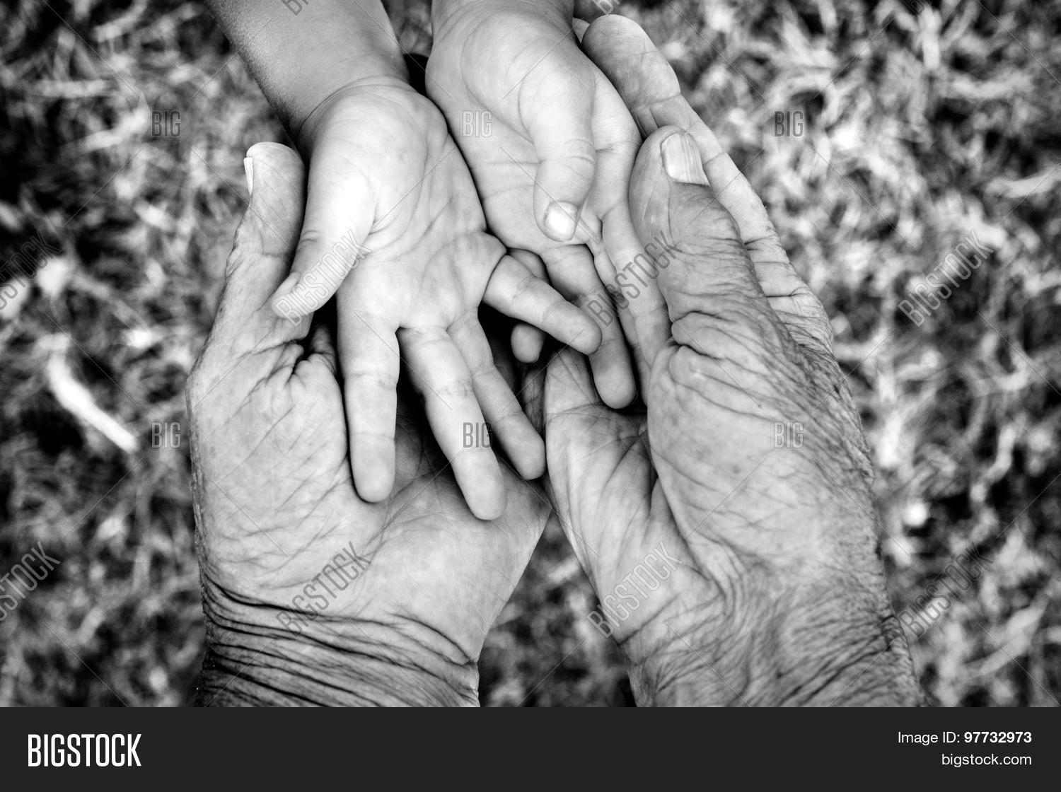 Young Old Hands Image & Photo (Free Trial) Bigstock
