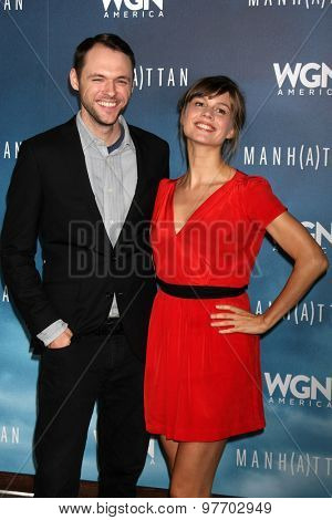 LOS ANGELES - JUL 29:  Christopher Denham, Katja Herbers at the 