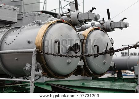 Fragment of military warship