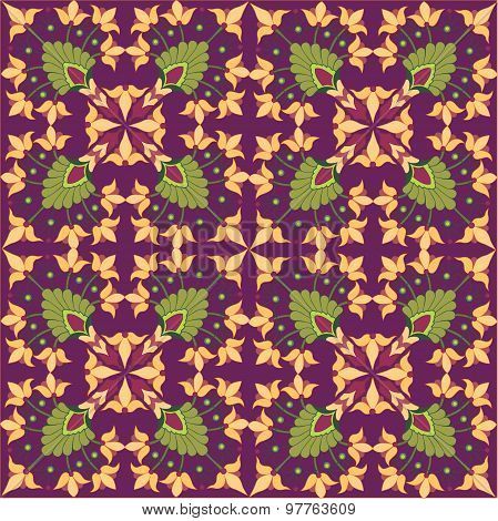 Arabic ornament background Oriental ethnic mandala amulet Abstract floral geometric pattern
