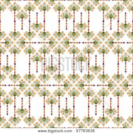 Arabic ornament background Oriental ethnic mandala amulet Abstract floral geometric pattern