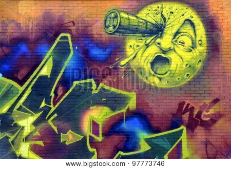 Street art, A Trip to the Moon