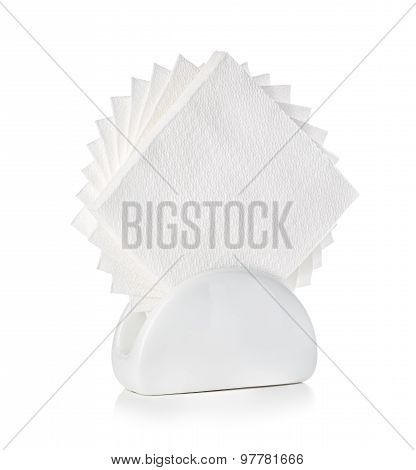 Napkins In A Stand
