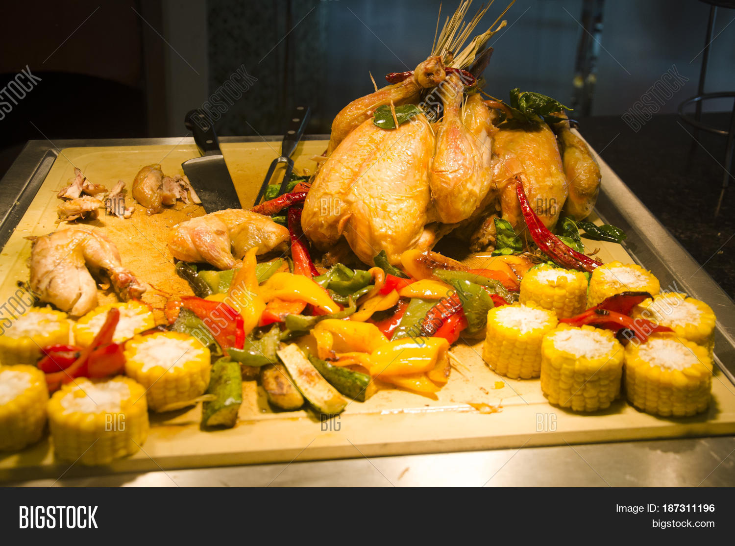 Roasted Chicken Fried Image & Photo (Free Trial) Bigstock