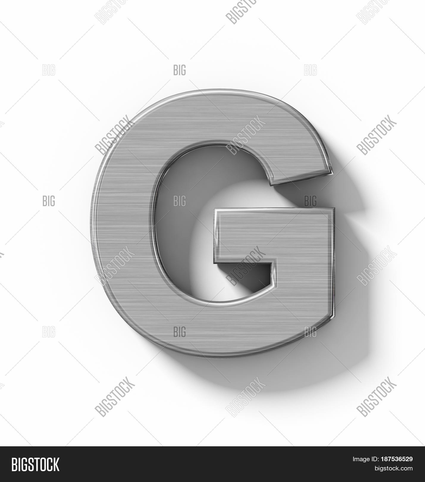 Letter G 3D Metal Image & Photo (Free Trial) | Bigstock