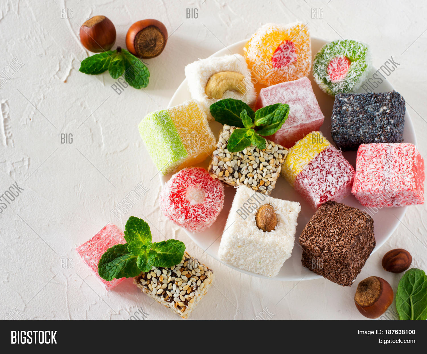 Turkish Delight On Image & Photo (Free Trial) | Bigstock
