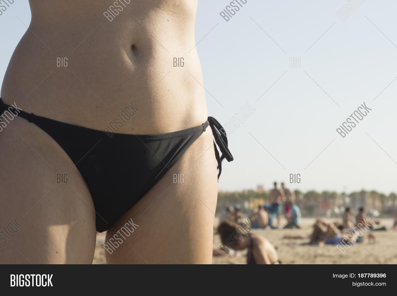 young lady bikini