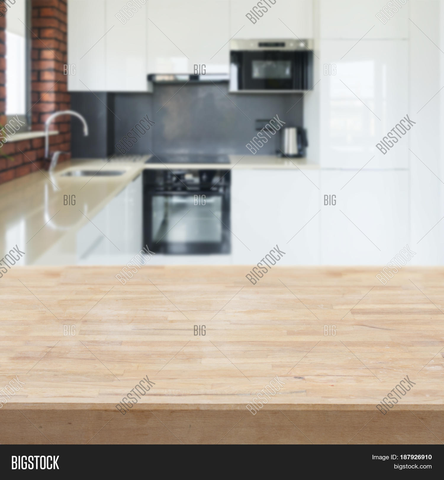 Empty Kitchen Table Image & Photo (Free Trial) Bigstock
