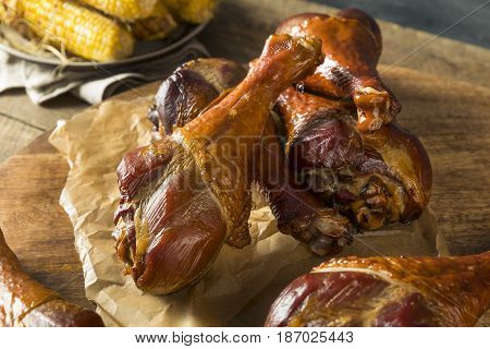 Barbecue Smoked Turkey Leg