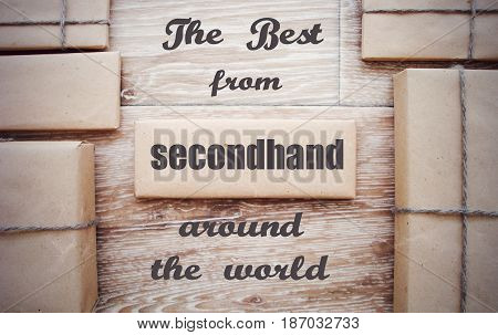 The Second hand clothes. Business ides secondhand.