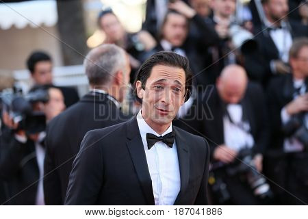 Adrien Brody attends the 'Ismael's Ghosts (Les Fantomes d'Ismael)' screening and Opening Gala during the 70th annual Cannes Film Festival at Palais  on May 17, 2017 in Cannes, France.