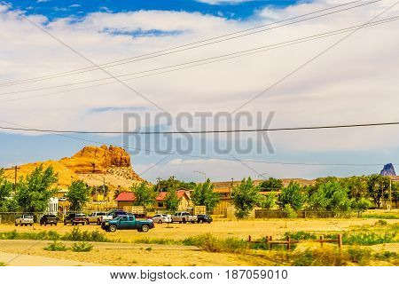 A road leading to Monument Valley Kayenta Arizona