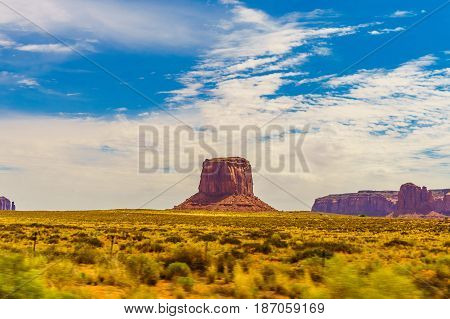 A road leading to Monument Valley Kayenta Arizona