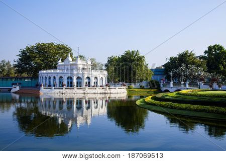 Bang Pa-In Royal Palace known as the Summer Palace. Located in Bang Pa-In district Ayutthaya Province THAILAND