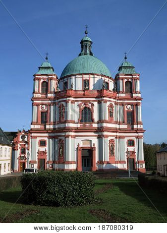Minor Basilica of St. Lawrence and St. Zdislava Jablonne v Podjestedi Bohemia