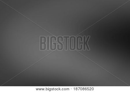 Dark grey black and white tones abstract soft blur background