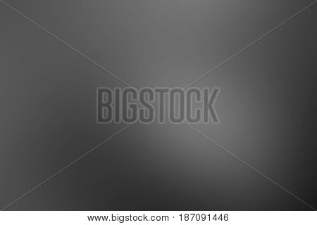 Dark grey black and white tones abstract gradient soft blur background