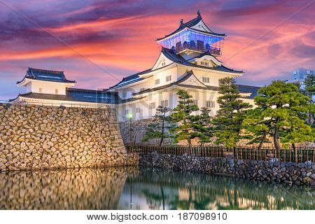 Toyama, Japan at Toyama Castle.