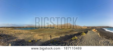 Black Volcanic Beach