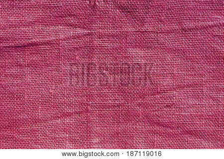 Pink Hessian Sack Cloth Texture.