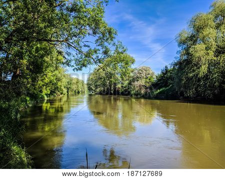 Wild Nature Ladsncape Background In The Spring Season