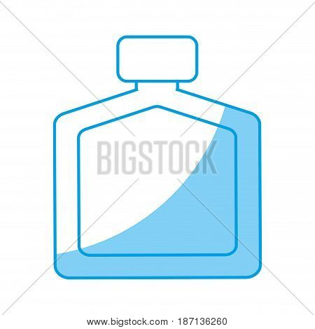 fragance bottle icon over white background. vector illustration