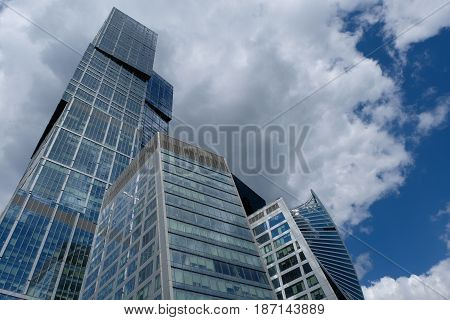 City of Capitals Towers - sideview - Moscow International Business Center - Moscow, Russia
