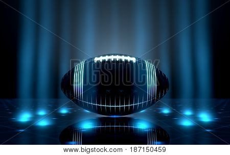 Ball On Spotlit Stage