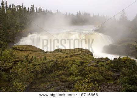 Pisew Falls Northern Manitoba Canada scenic beauty