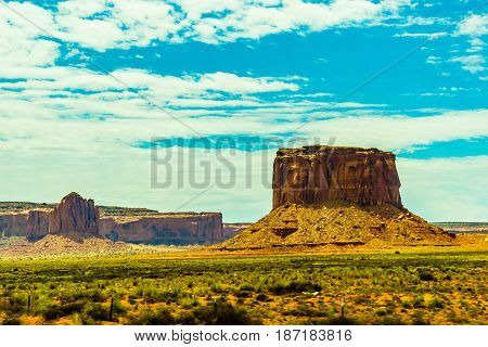 A road leading to Monument Valley Kayenta Arizona