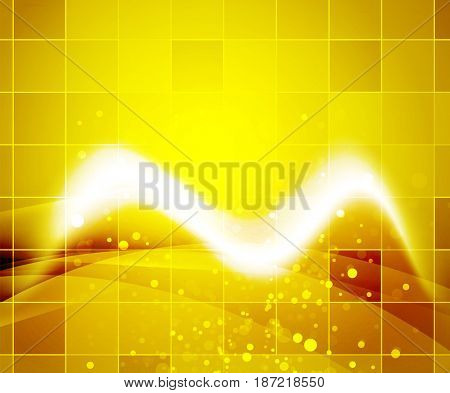 Shiny wave, magic light efffect abstract background