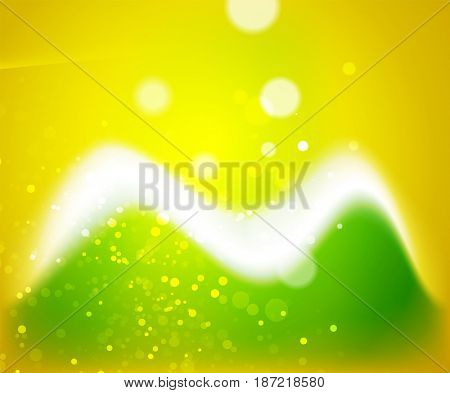 Shiny wave, magic light efffect abstract background