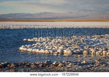 Laguna Tebinquinche Landscape In San Pedro De Atacama, Chile