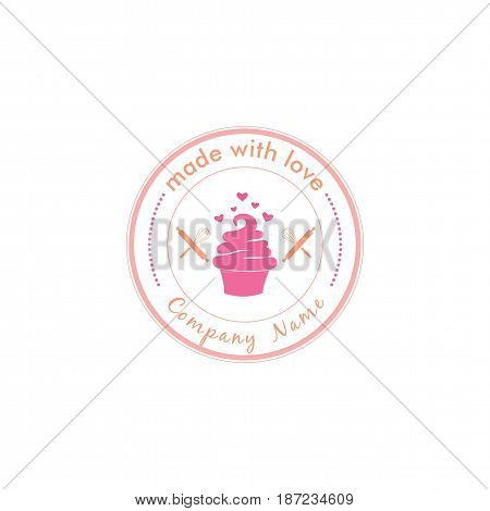 Bakery, Dessert Logo Template Vector Art Design Illustration