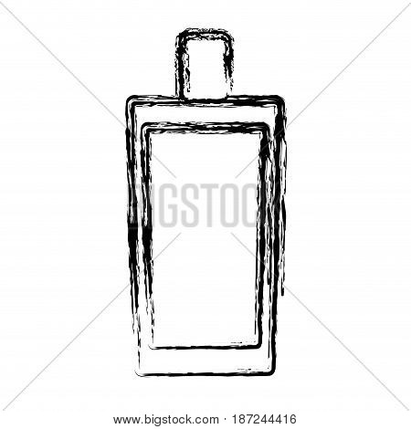 fragance bottle icon over white background. vector illustration