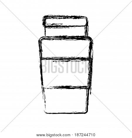 fragance bottle icon over white background. vector illustration