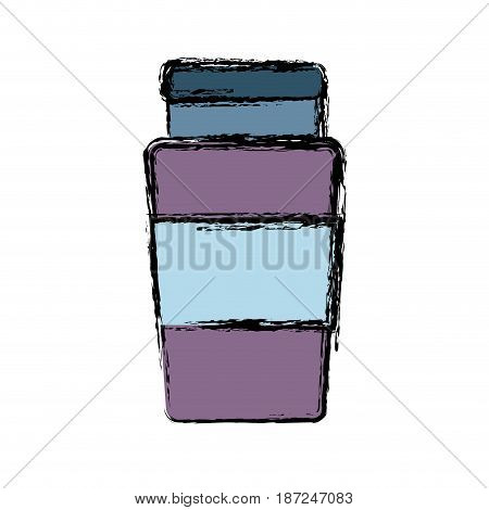 fragance bottle icon over white background. vector illustration