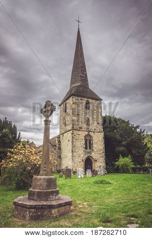 St Peters church in Hever, containing the tomb of Sir Thomas Bullen, father of Anne Boleyn and grandfather of Queen Elizabeth the First.