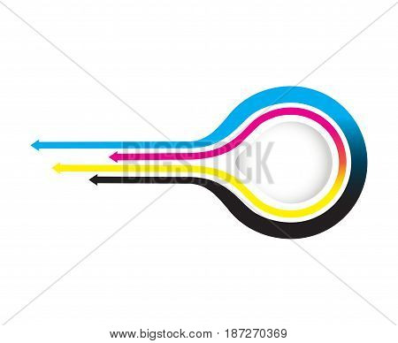 Cmyk Arrow Background4