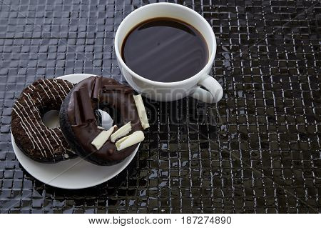Donut With Coffee