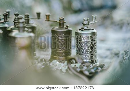 Old Coffee Grinder Tatar People