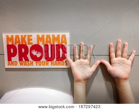Friendly Healthy Reminder to Wash Your Hands