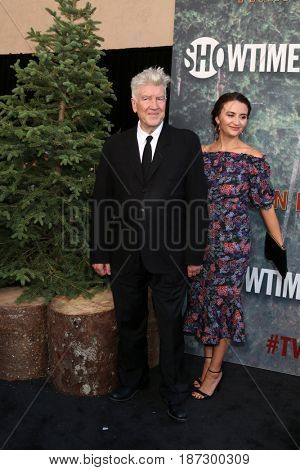 LOS ANGELES - MAY 19:  Emily Stofle, David Lynch at the 