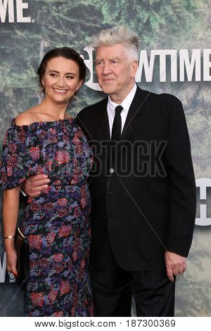 LOS ANGELES - MAY 19:  Emily Stofle, David Lynch at the 