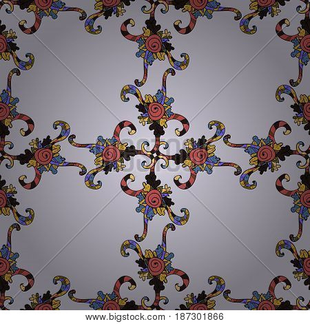 Geometric Circle Element In Glod Colors. Spiritual And Ritual Symbol Of Islam Arabic Indian Religion