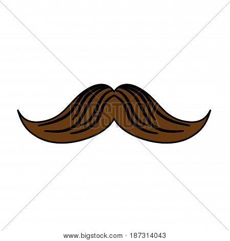 man mustahe and attractive fashion design, vector illustration